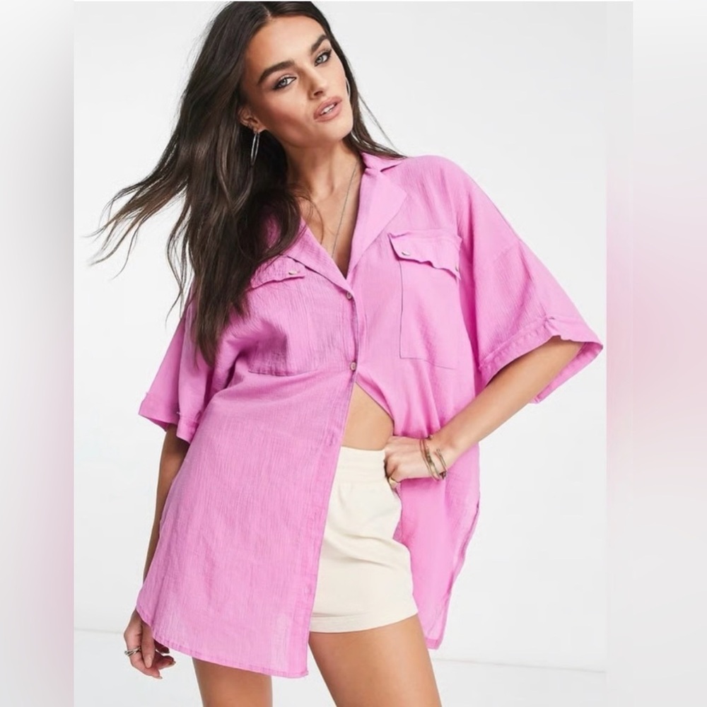 Free People Sleep Talk lightweight shirt